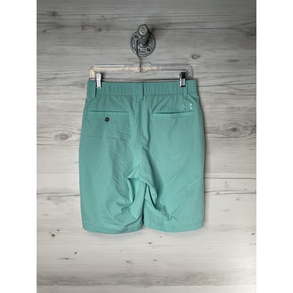 Under Armour Golf Shorts Mens 30 Green HeatGear Lightweight Stretch 1272358 - Picture 7 of 12